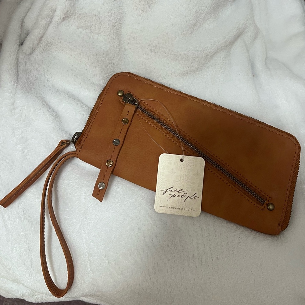 Free people vegan leather wallet